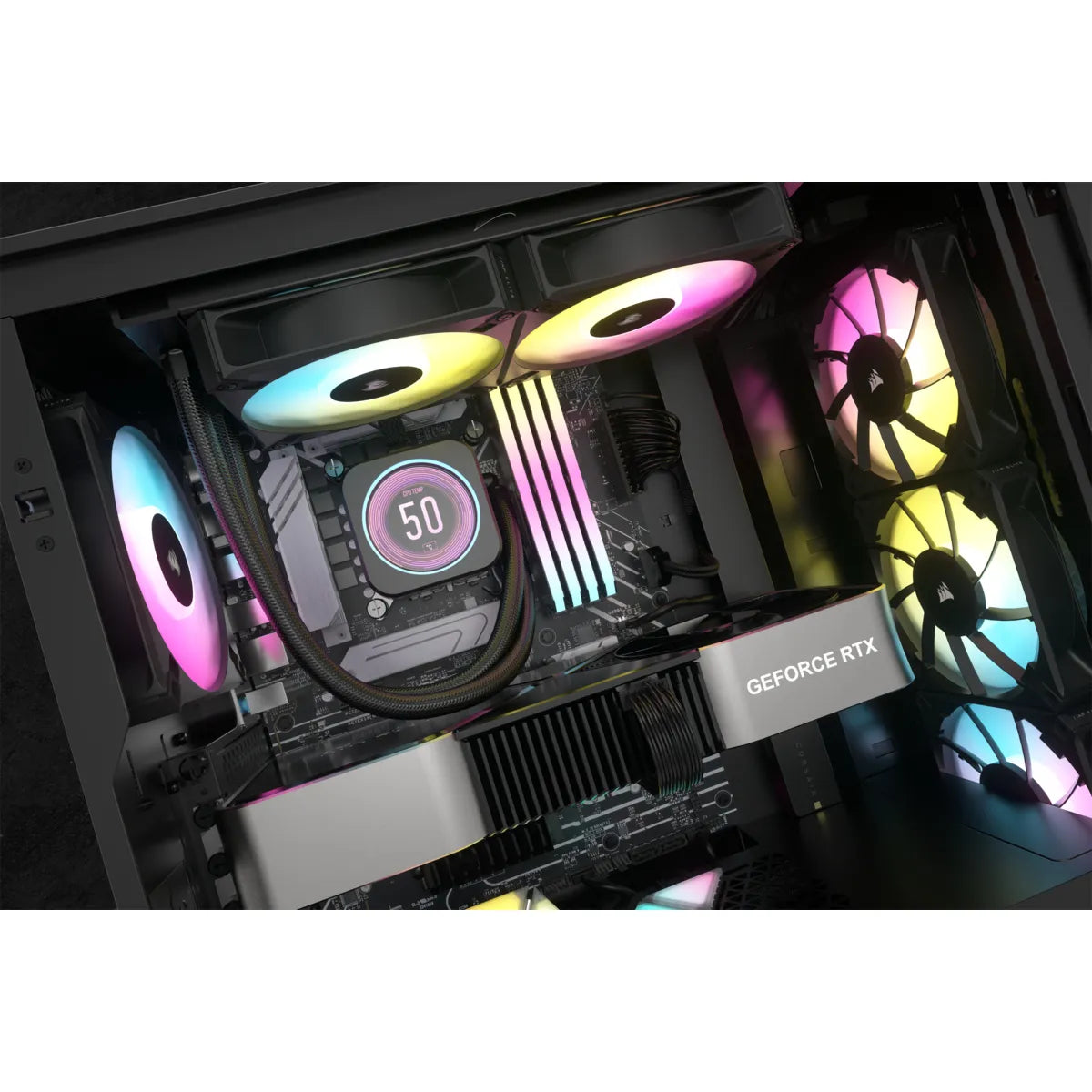 Corsair iCUE H100i ELITE LCD XT 240mm Liquid CPU Cooler AMD: AM5; AM3/4; sTRX4; sTR5 | Intel LGA: 1700/1851; 115X; 1200; 2011 - image 5
