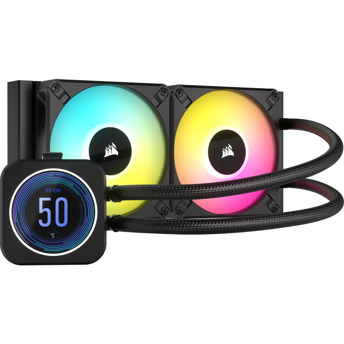 Corsair iCUE H100i ELITE LCD XT 240mm Liquid CPU Cooler AMD: AM5; AM3/4; sTRX4; sTR5 | Intel LGA: 1700/1851; 115X; 1200; 2011 - image 13