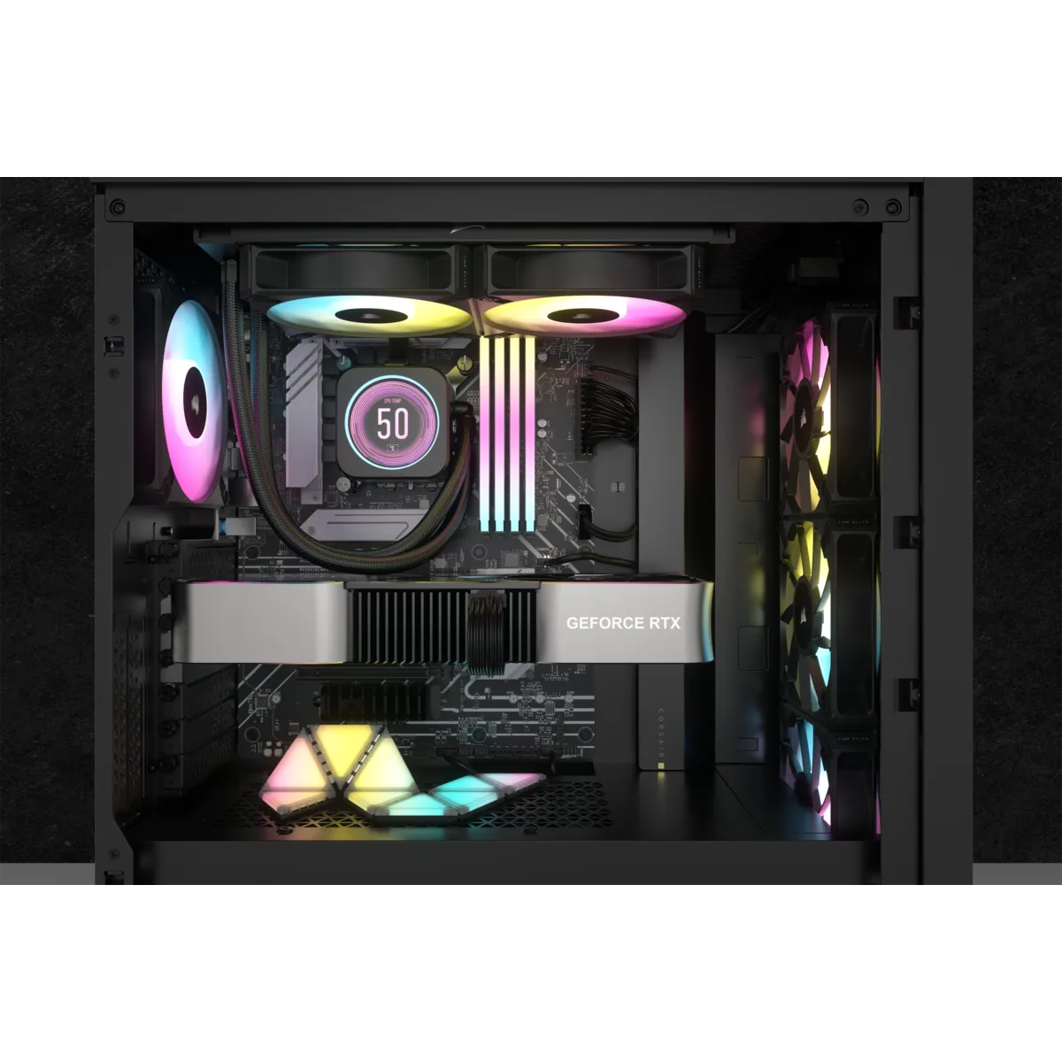 Corsair iCUE H100i ELITE LCD XT 240mm Liquid CPU Cooler AMD: AM5; AM3/4; sTRX4; sTR5 | Intel LGA: 1700/1851; 115X; 1200; 2011 - image 18
