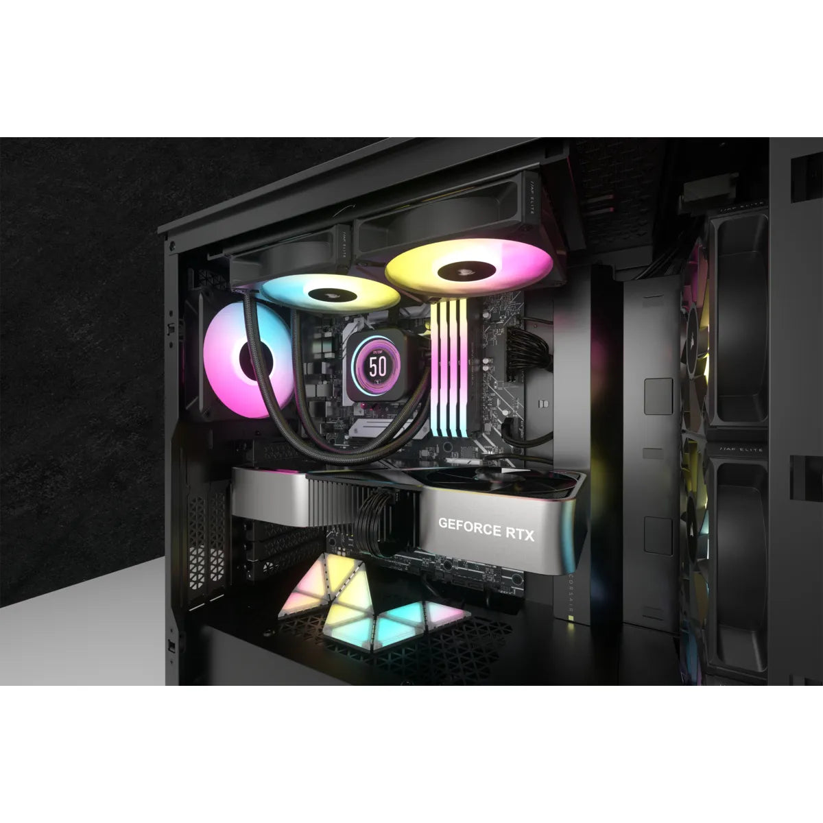 Corsair iCUE H100i ELITE LCD XT 240mm Liquid CPU Cooler AMD: AM5; AM3/4; sTRX4; sTR5 | Intel LGA: 1700/1851; 115X; 1200; 2011 - image 19