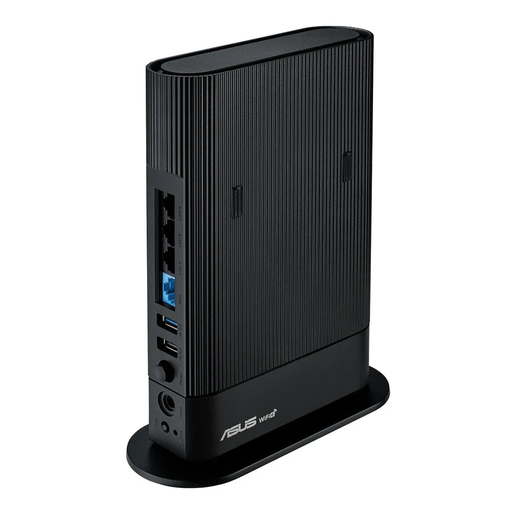 ASUS RT-AX59U, Wi-Fi 6E (802.11ax), Dual-band (2.4 GHz / 5 GHz), Ethernet LAN, Black, Tabletop router
