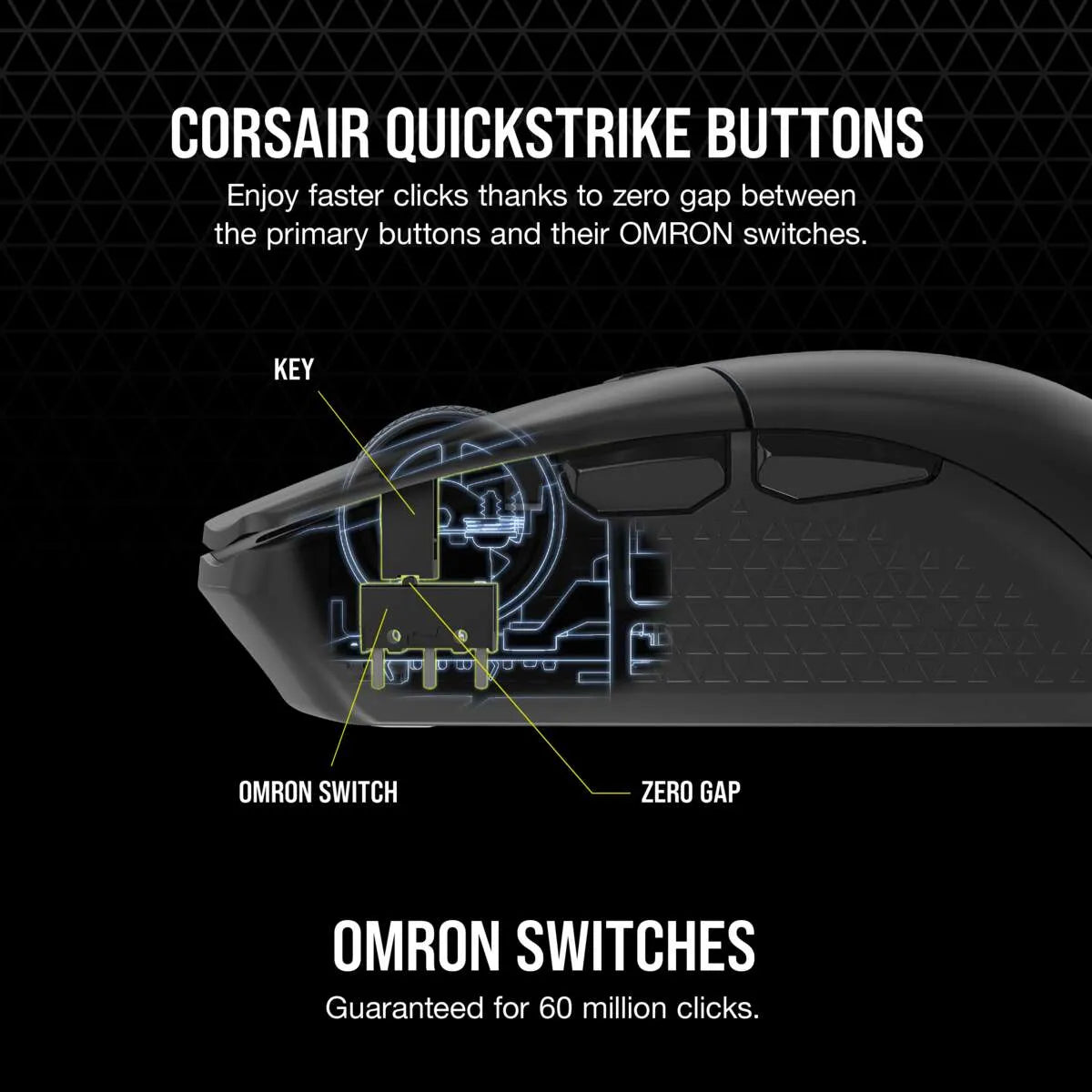 Corsair KATAR ELITE Wireless Ultra-Light Gaming Mouse; 26000 DPI; Black. - image 16