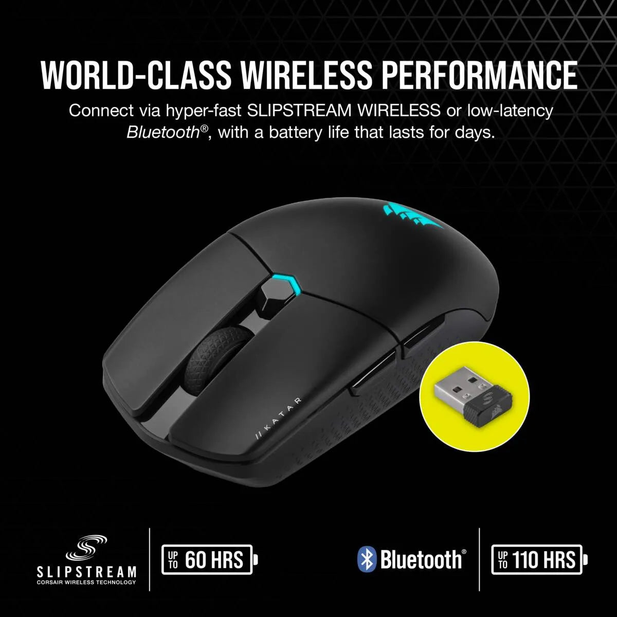 Corsair KATAR ELITE Wireless Ultra-Light Gaming Mouse; 26000 DPI; Black. - image 21