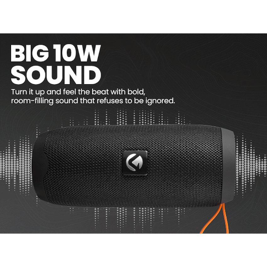 Volkano Stun 2.0 Series Bluetooth Speaker - Black - image 10