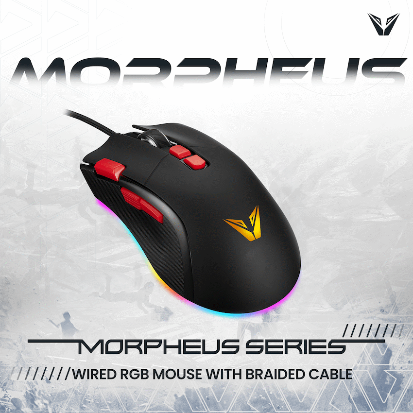 VX Gaming Morpheus Series Wired RGB Mouse with Braided Cable - image 10