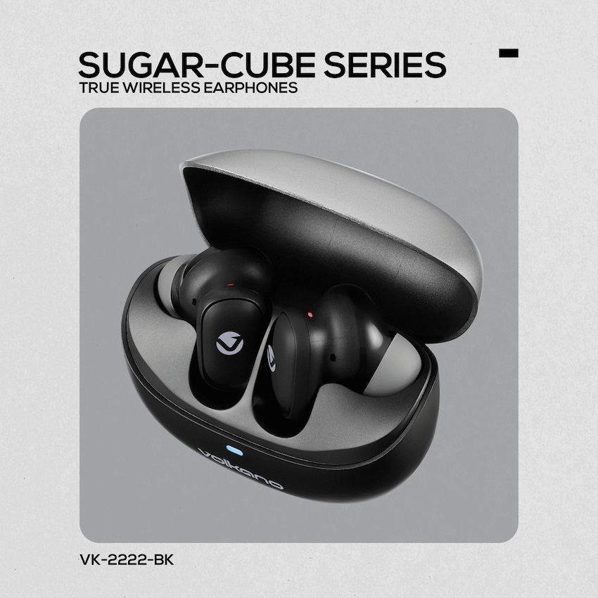 Volkano Sugar-Cube Active Noise Cancelling True Wireless Earphones - Black - image 10