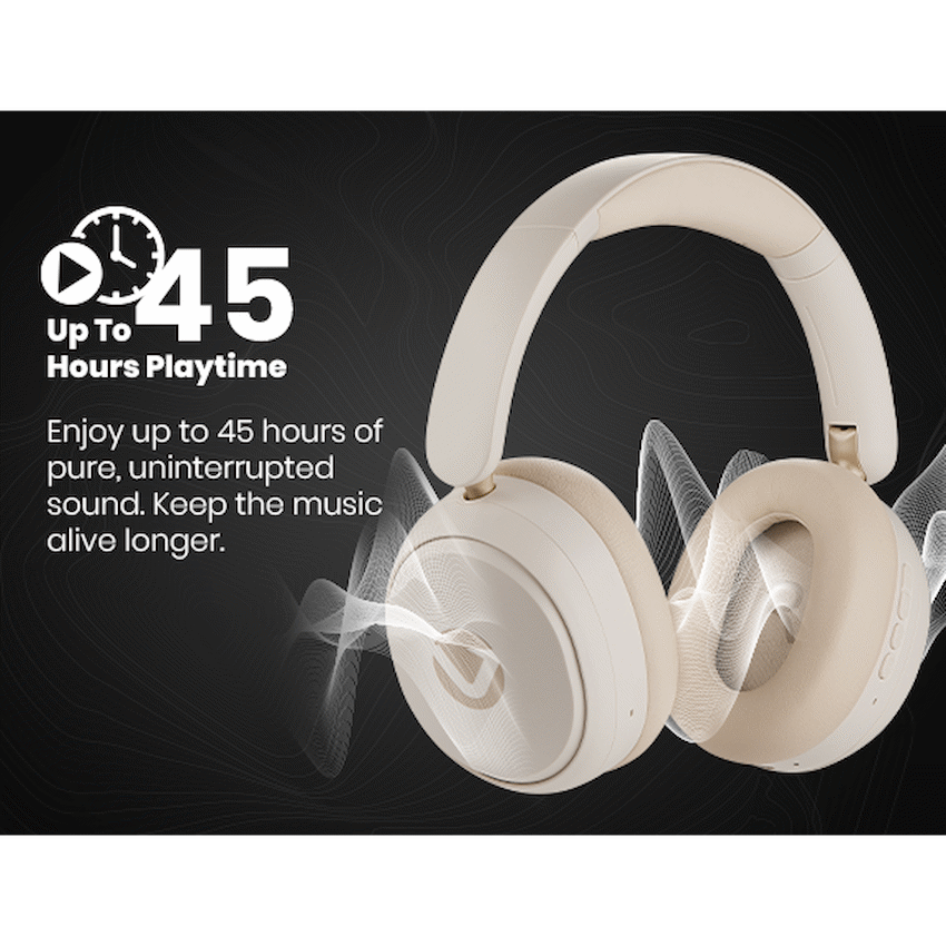 Volkano Lexi Bluetooth Headphone with ANC - Nude - image 10