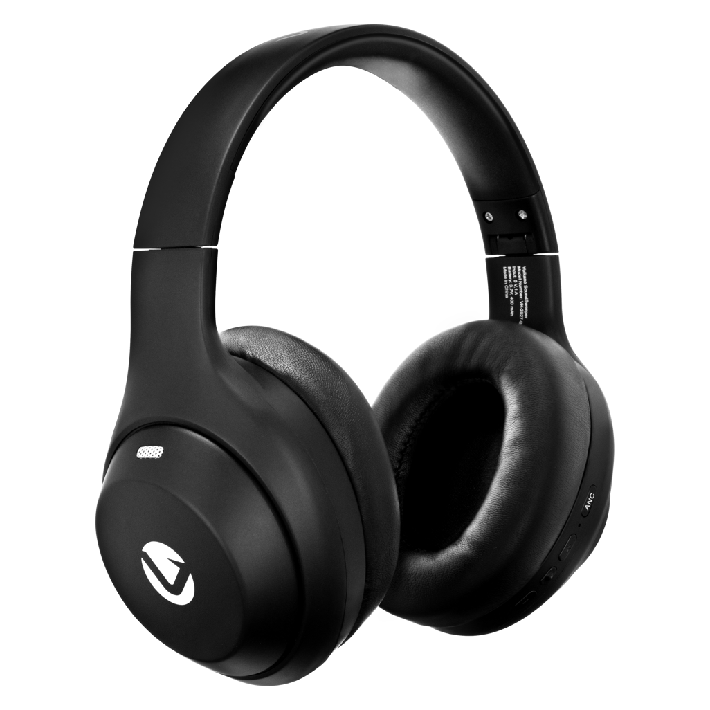 Volkano SoundSweeper Series Active Noise Cancelling bluetooth Headphones - Black