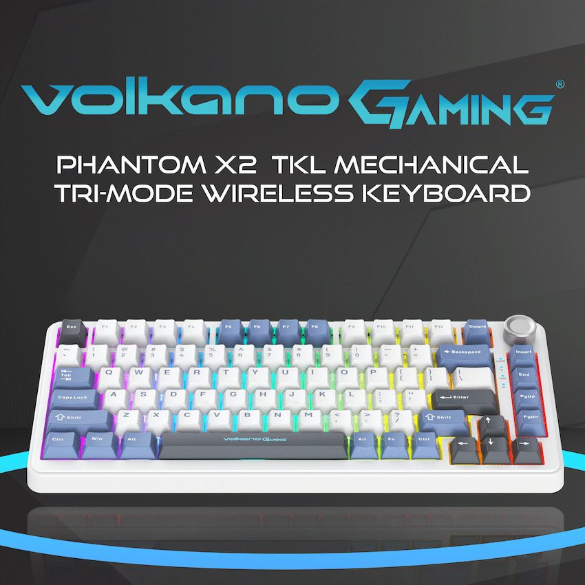 Volkano Gaming Phantom X2  TKL Mechanical Tri-Mode Wireless Keyboard - image 10
