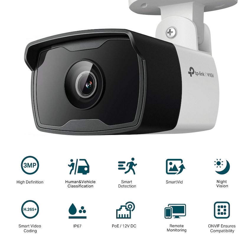 TP-Link Vigi C330I 3MP 4mm Outdoor Bullet Network Camera - image 10