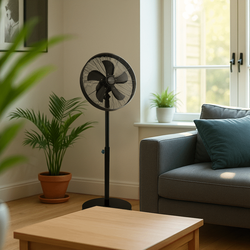 Boden Stark 45cm Stand Fan - Black - image 10