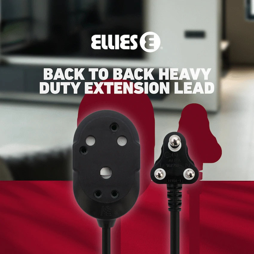 Ellies Back to Back Heavy Duty Extension Lead - 5m - image 10