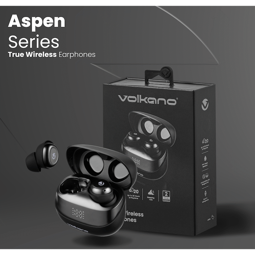 Volkano Aspen True Wireless Earphones - Black - image 10