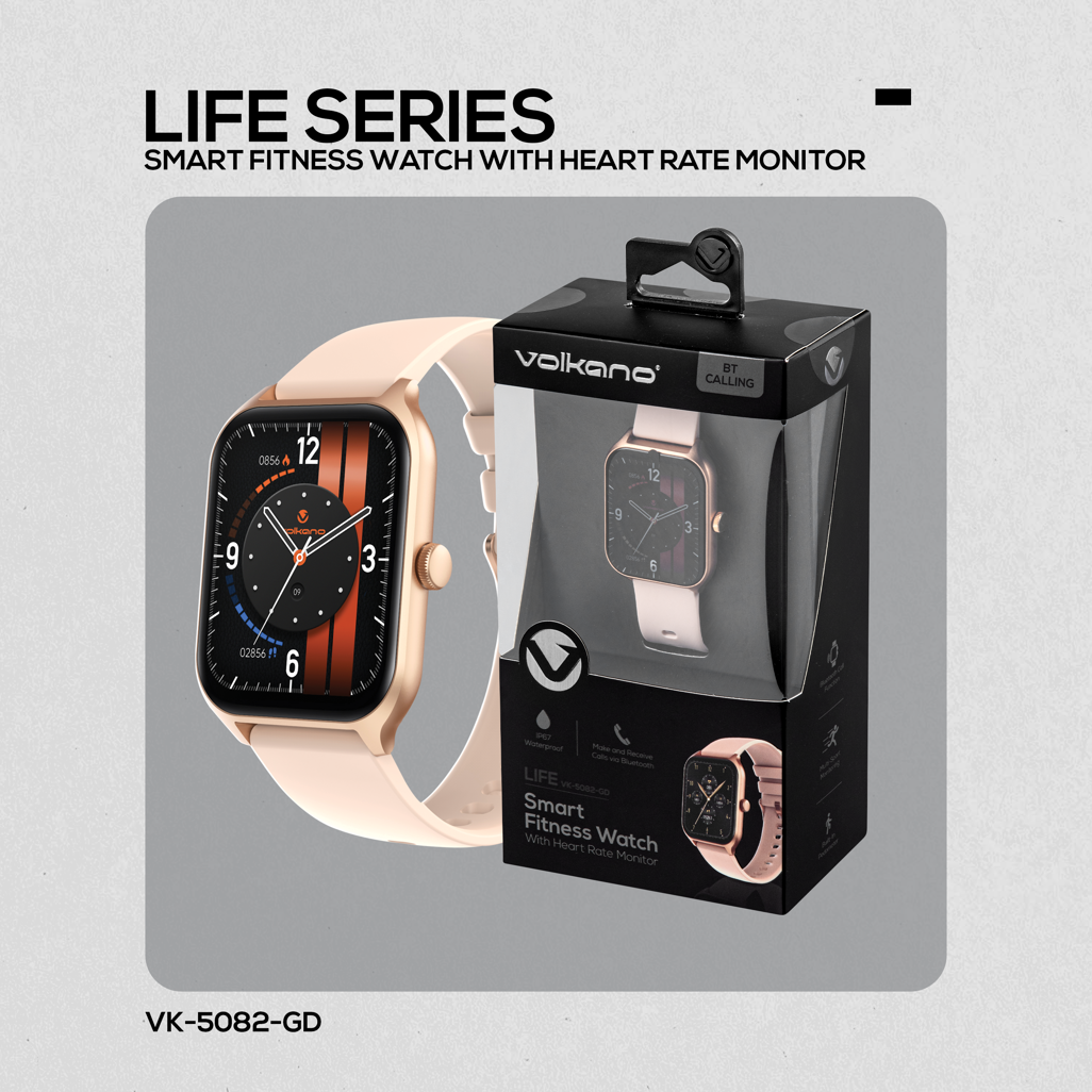 Volkano Life Series Smart Watches - Gold