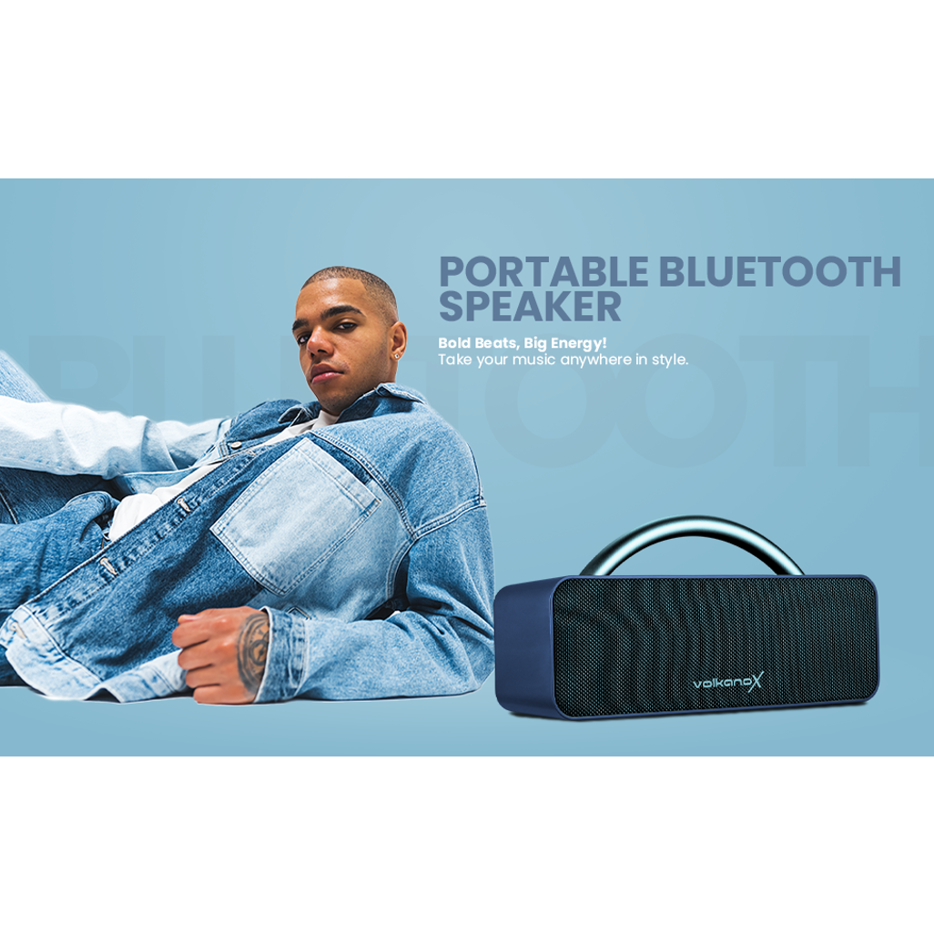 Volkano X VXS200 Portable Bluetooth Speaker  - Blue