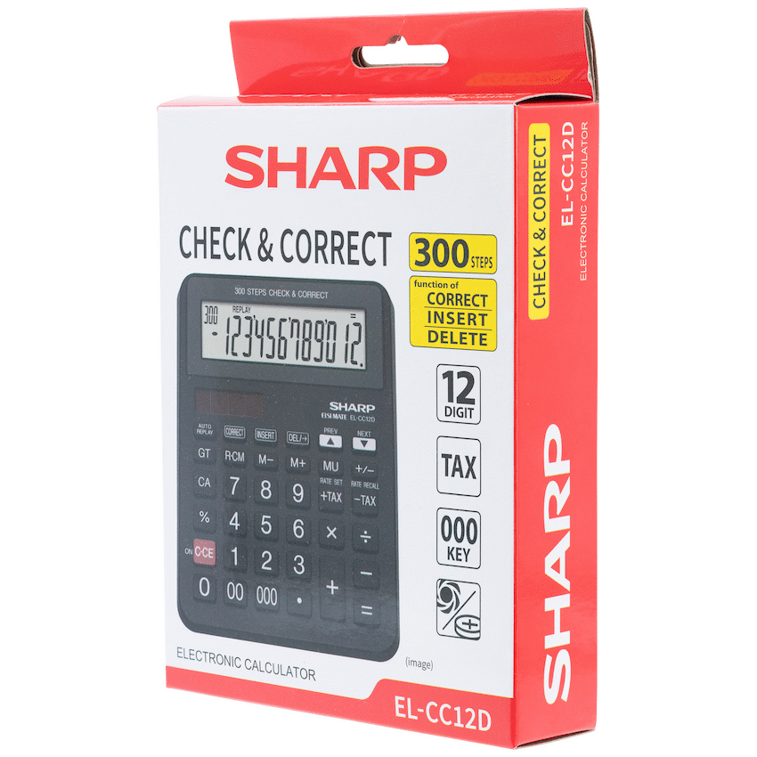 Sharp EL-CC12D Desk Calculator - CheckCorrect Tax - image 10