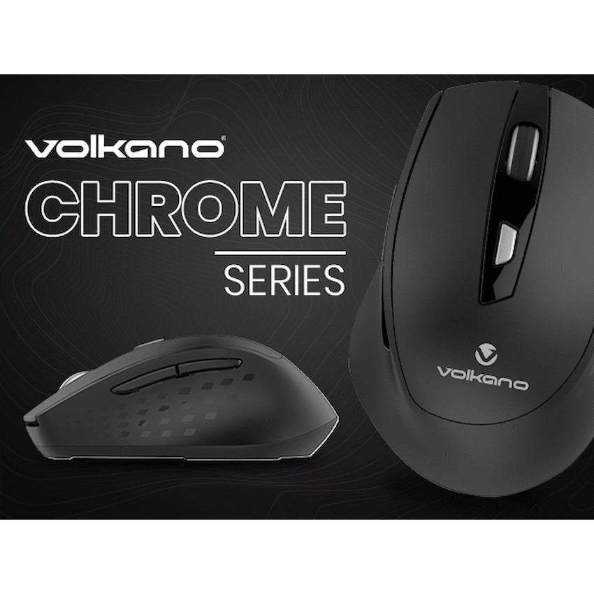 Volkano Chrome Series Wireless Mouse - Black - image 10