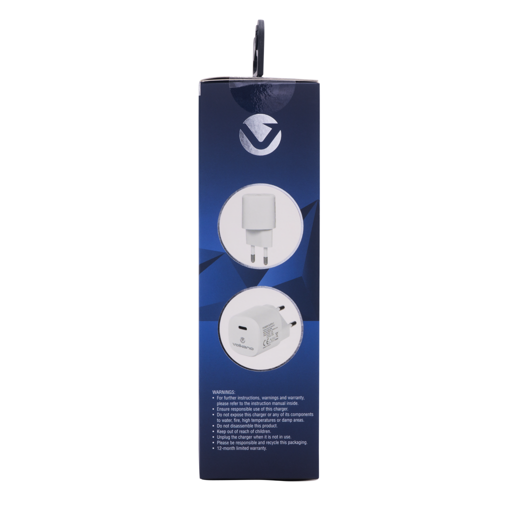 Volkano Dyna Ultra Compact PD 20w Fast Wall Charger