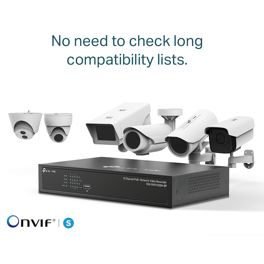 TP-Link Vigi NVR1008H-8P 8-Channel PoE+ Network Video Recorder - image 10