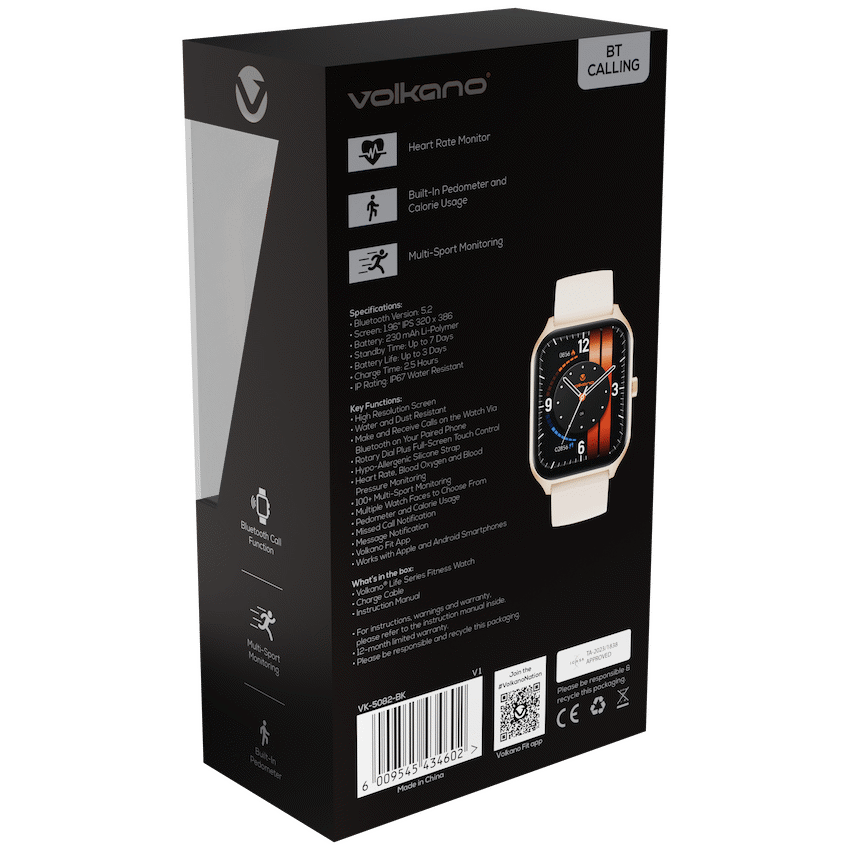 Volkano Life Series Smart Watches - Gold - image 10