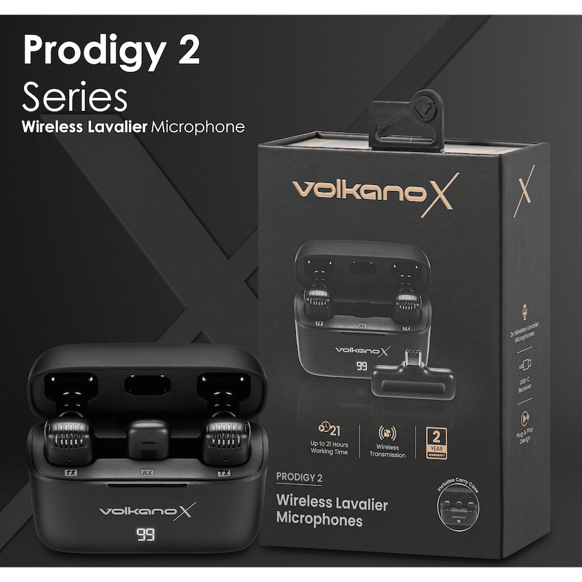 VolkanoX Prodigy 2 Series Wireless Lavalier Microphone - image 10