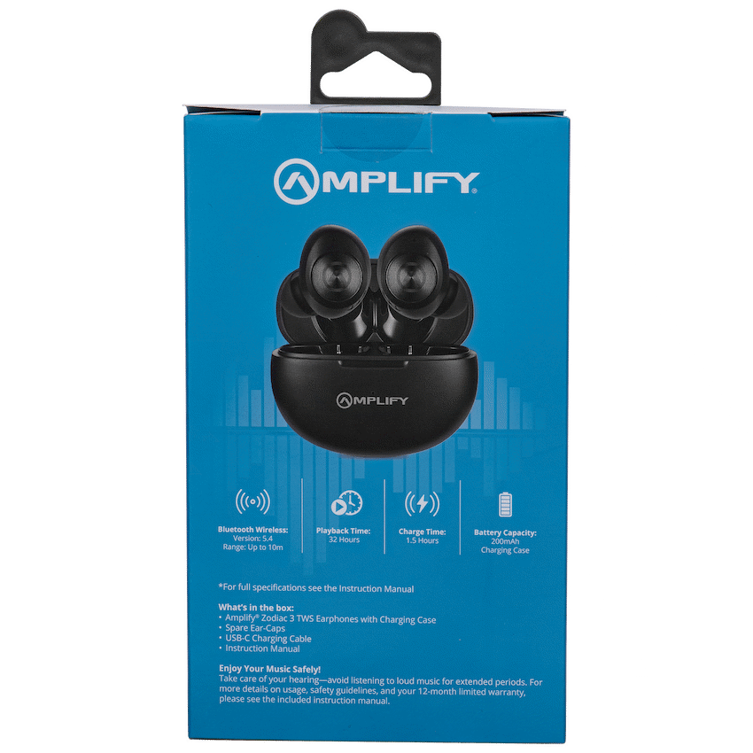 Amplify Zodiac 3 True Wireless Earphones - Black - image 10