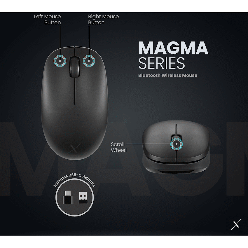 VolkanoX Magma Bluetooth Wireless Mouse - Graphite - image 10