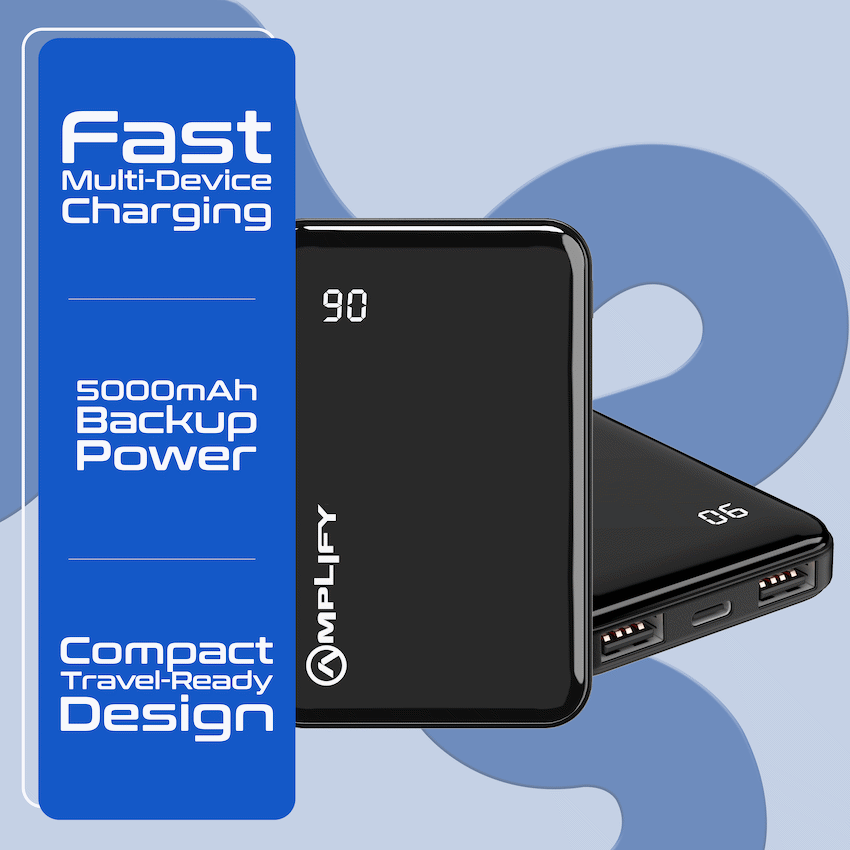 Amplify Spark 2 Series 5000 mAh Power Bank - Black - image 10