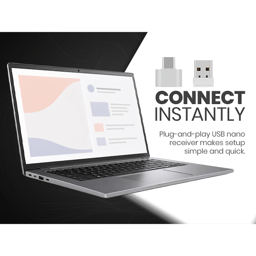 Volkano Chrome Series Wireless Mouse - Gray - image 10