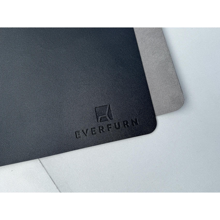 Everfurn Prime Faux Leather Desk Mat - Black - image 10