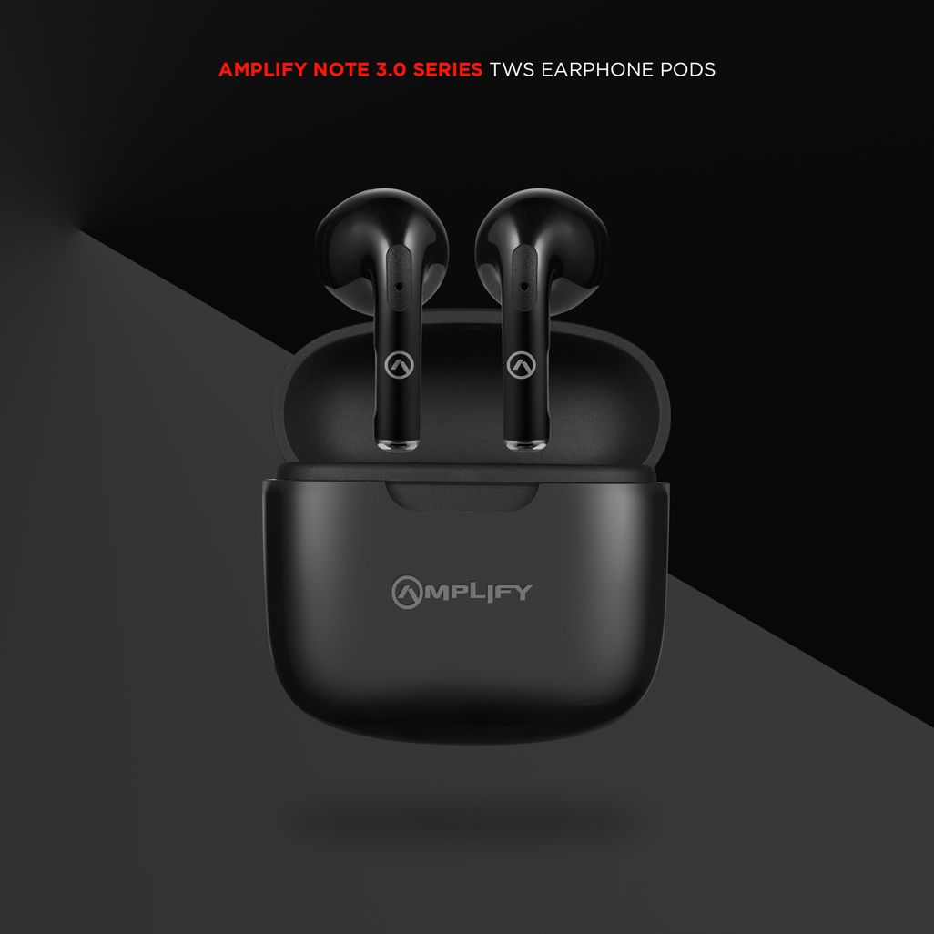 Amplify Note 3.0 Series TWS Earphones - Black
