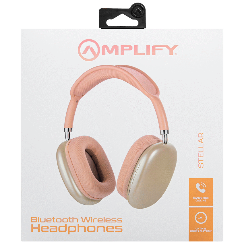 Amplify Stellar Series Bluetooth Headphones - orange - image 10