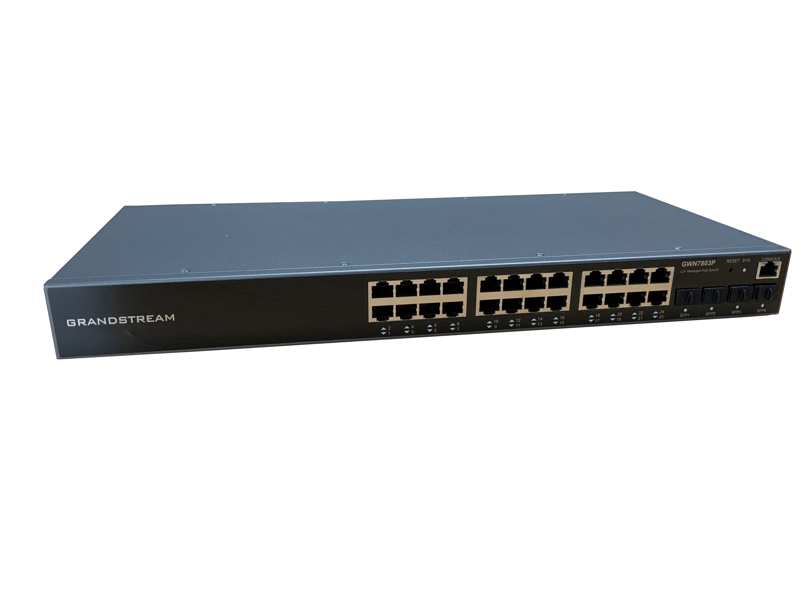 Grandstream Enterprise L2 24 port Managed GbE PoE+ Switch 370W | GWN7803P - image 3
