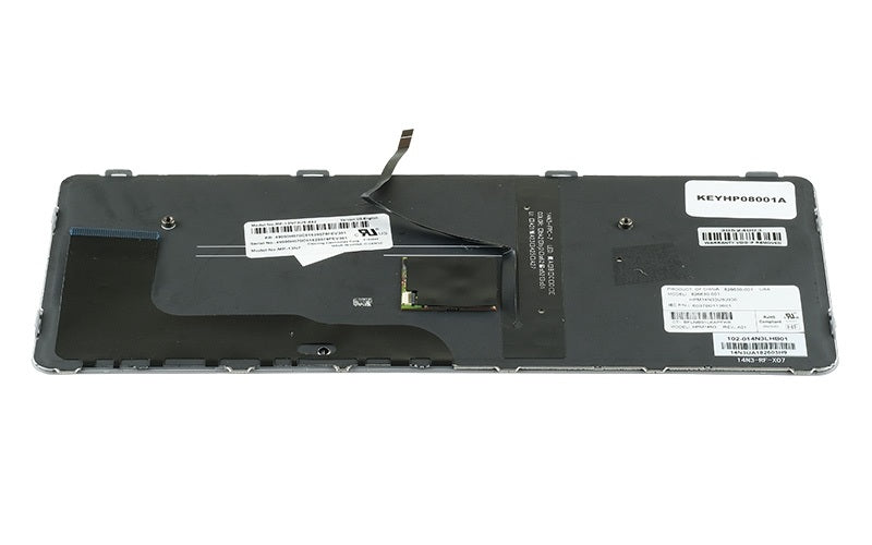 HP EliteBook 820 G3 Keyboard with back-lit keys and silver frame