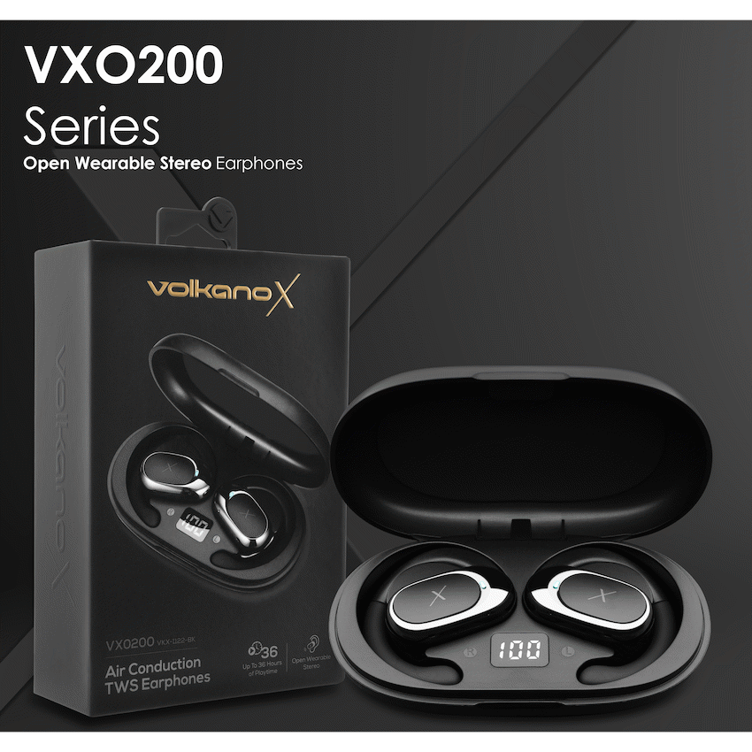 Volkano X VXO200 Open Wearable Stereo Earphones  - Black - image 11