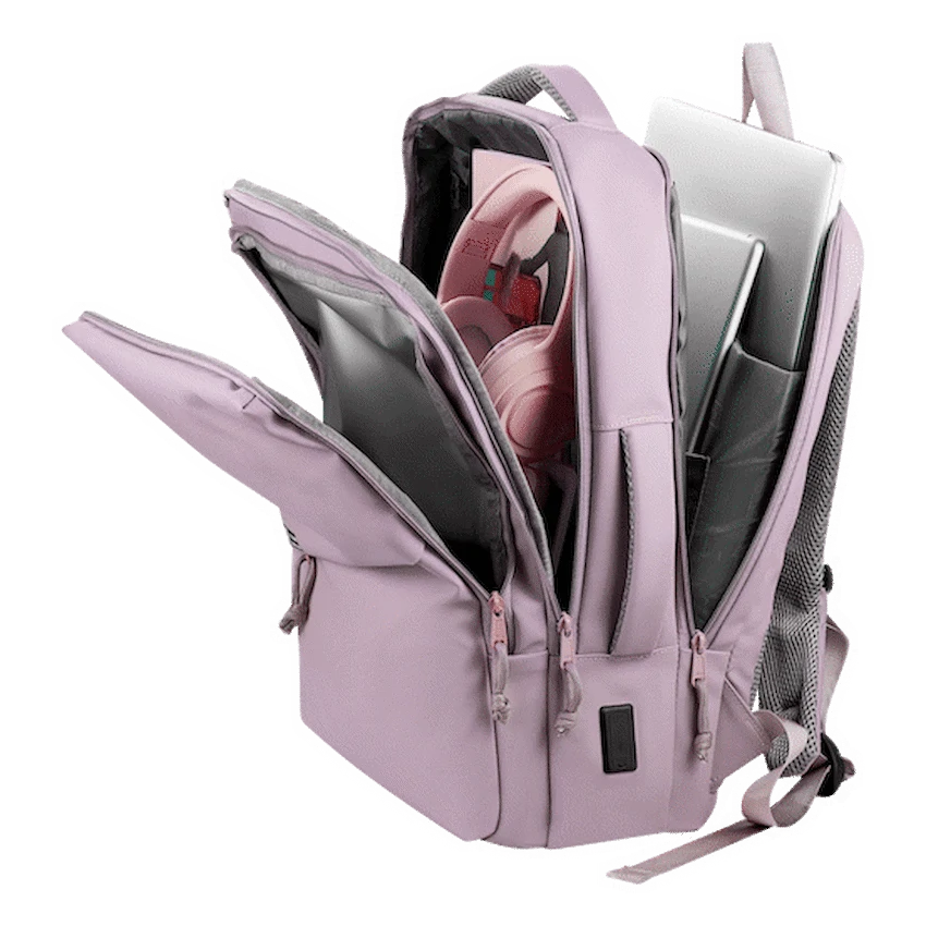 Volkano Under-Seat Traveller Backpack Pastel Pink - image 11