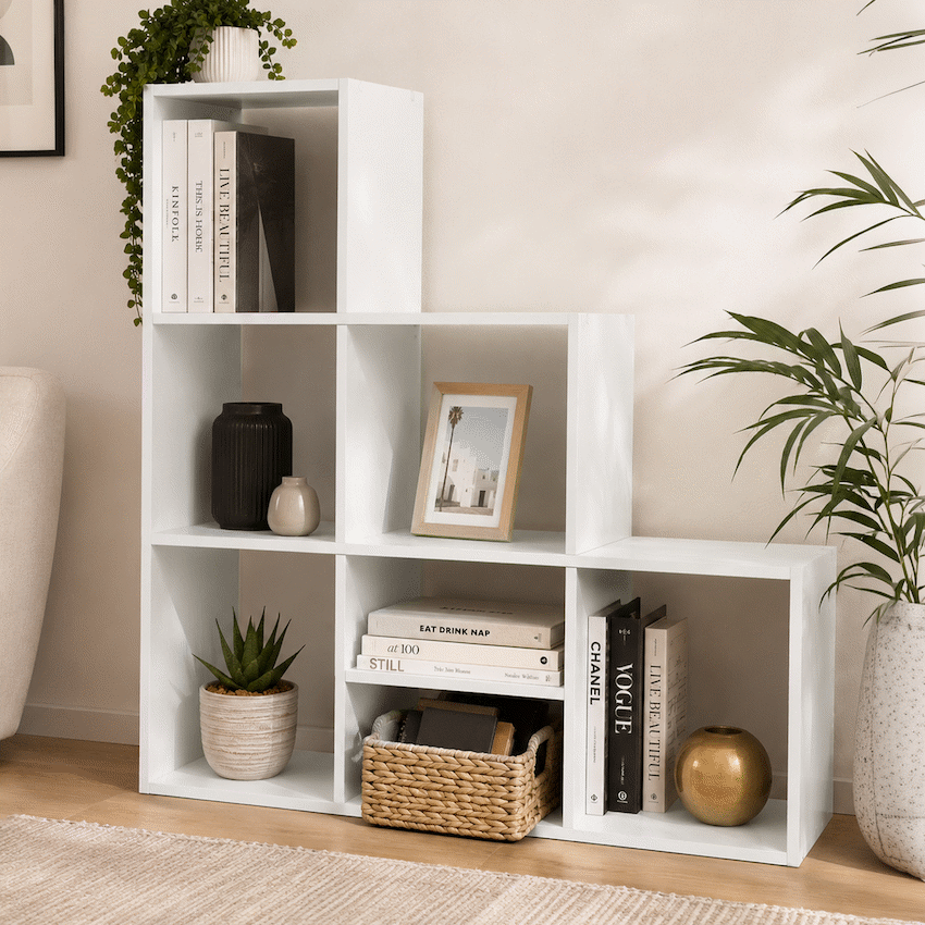 Everfurn Hexagon Bookshelf, High Pressure Laminate - image 11