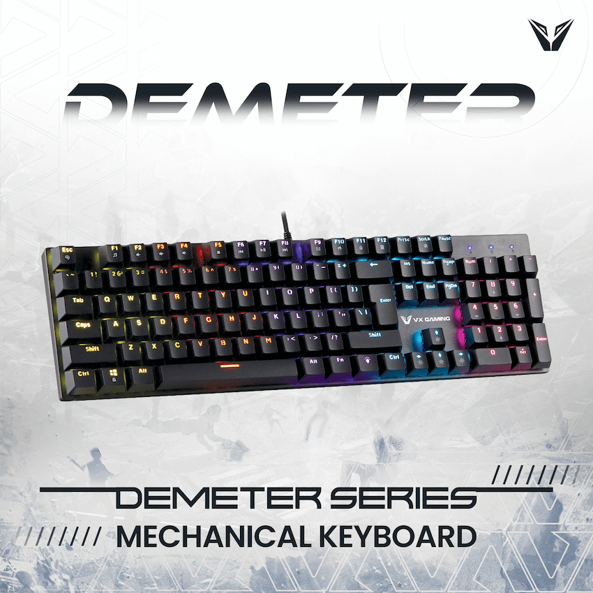 VX Demeter Series Mechanical Keyboard with Full RGB Lighting - image 11