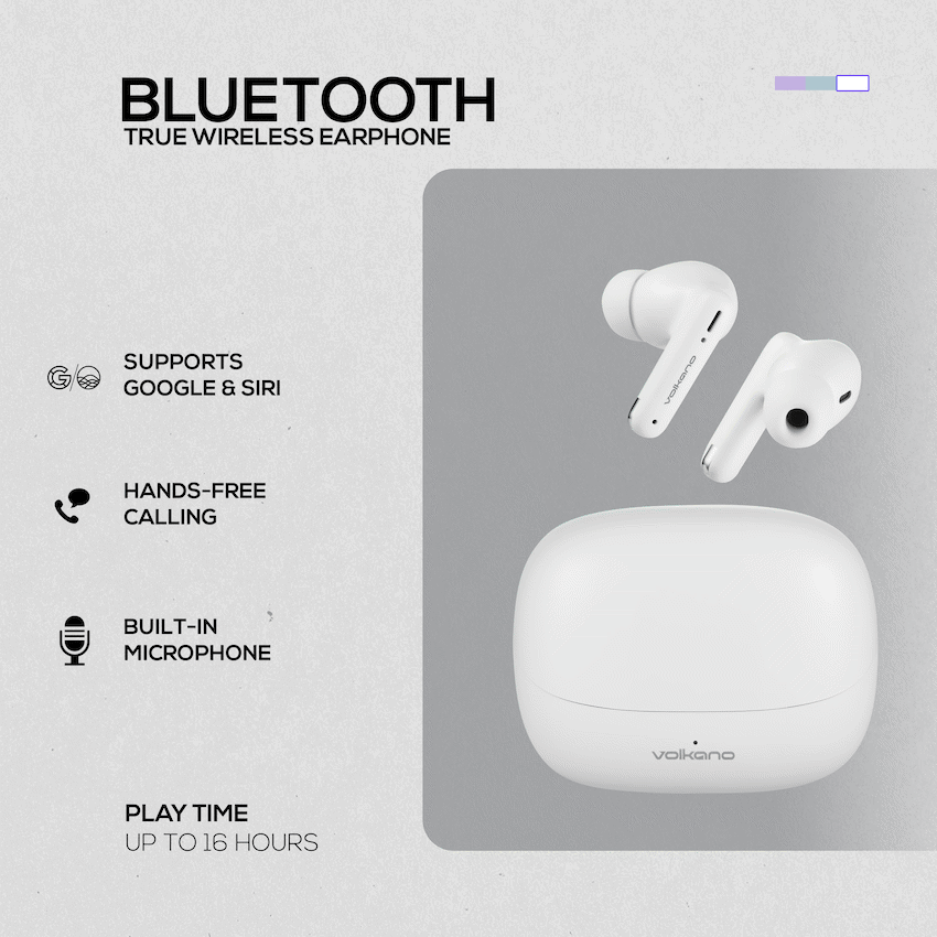 Volkano Jupiter Series TWS Earphones - White - image 11