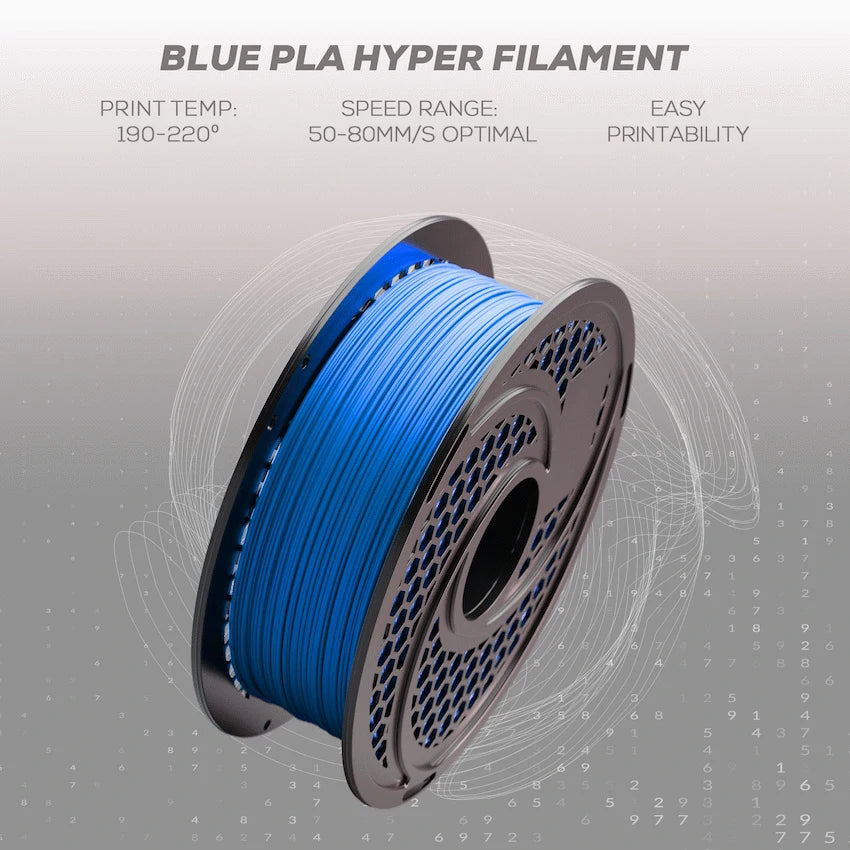 SA Filament PLA Hyper Filament 1kg - Blue - image 11