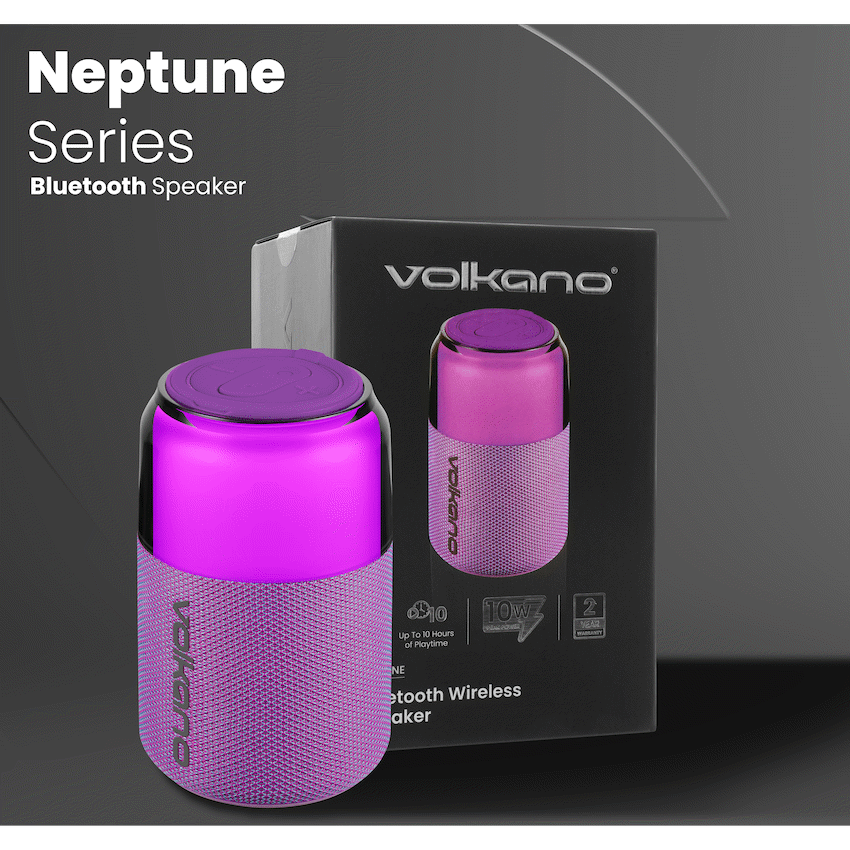 Volkano Neptune Bluetooth Wireless Speaker - Purple - image 11
