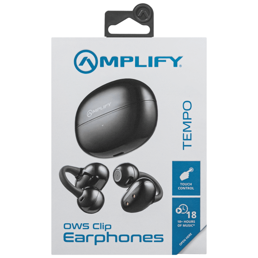 Amplify Tempo Series OWS Clip Earphone - Black - image 11