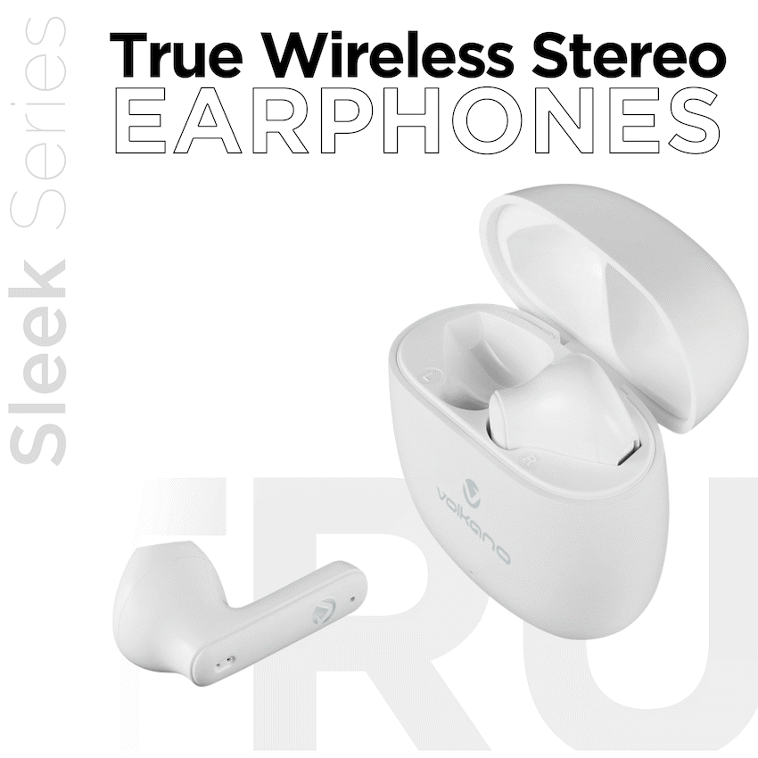 Volkano Sleek Series TWS Earphones - White - image 11