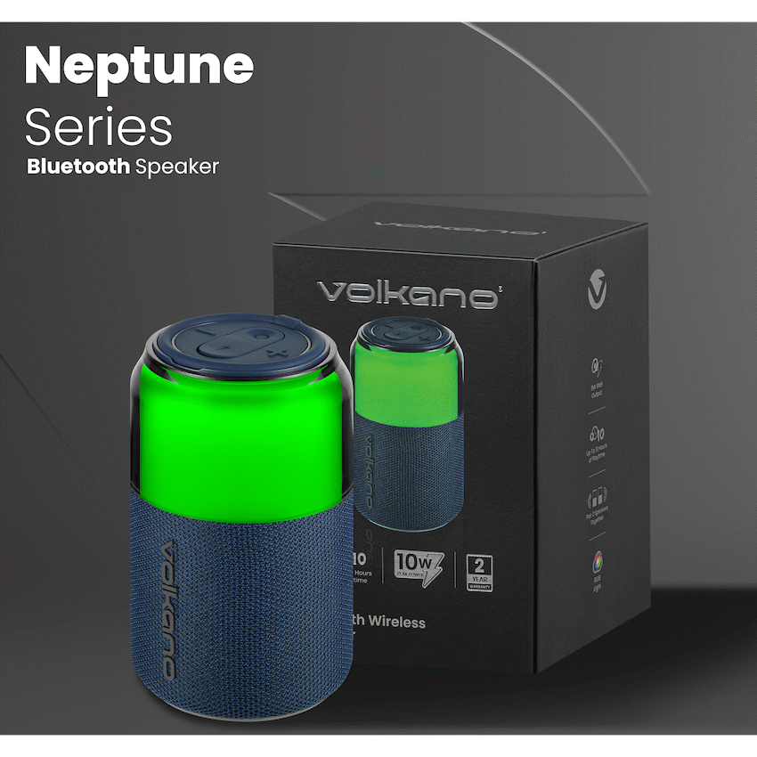 Volkano Neptune Bluetooth Wireless Speaker - Blue - image 11