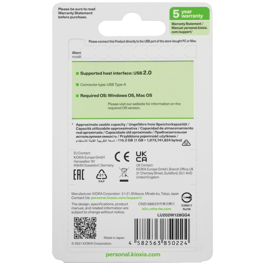 Kioxia 128GB USB 2.0-White - image 11