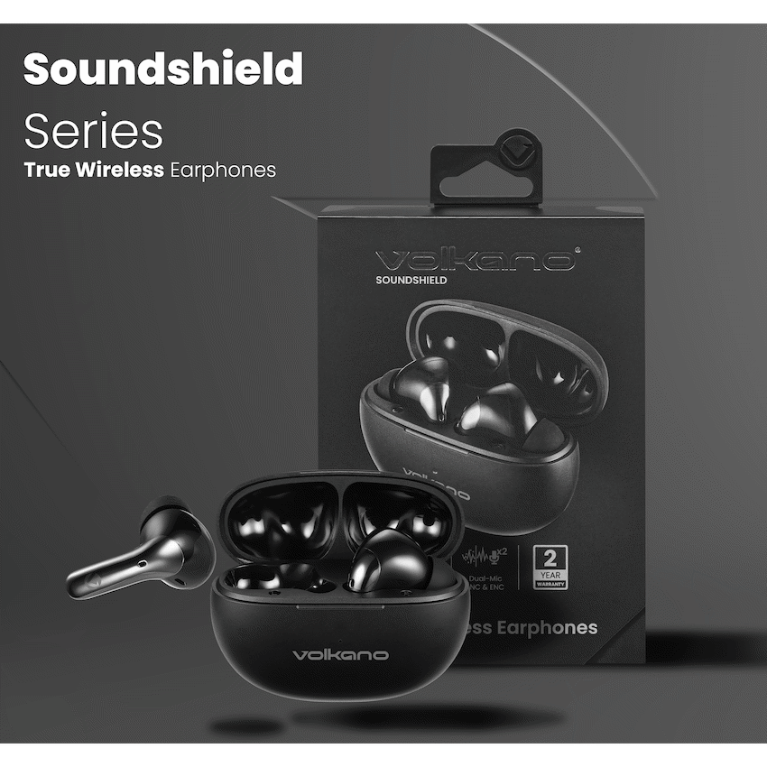 Volkano Soundshield TWS Earphones with ANC & ENC - Black - image 11