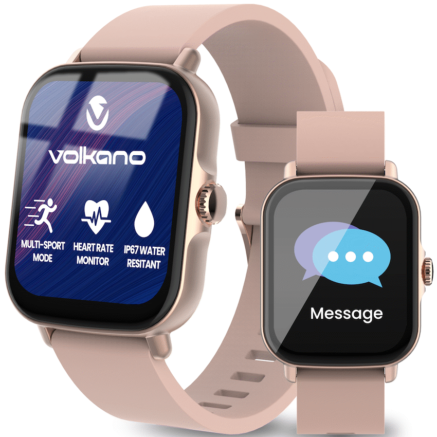 Volkano Active Tech Serene series Watch with heart rate monitor - Gold - image 11