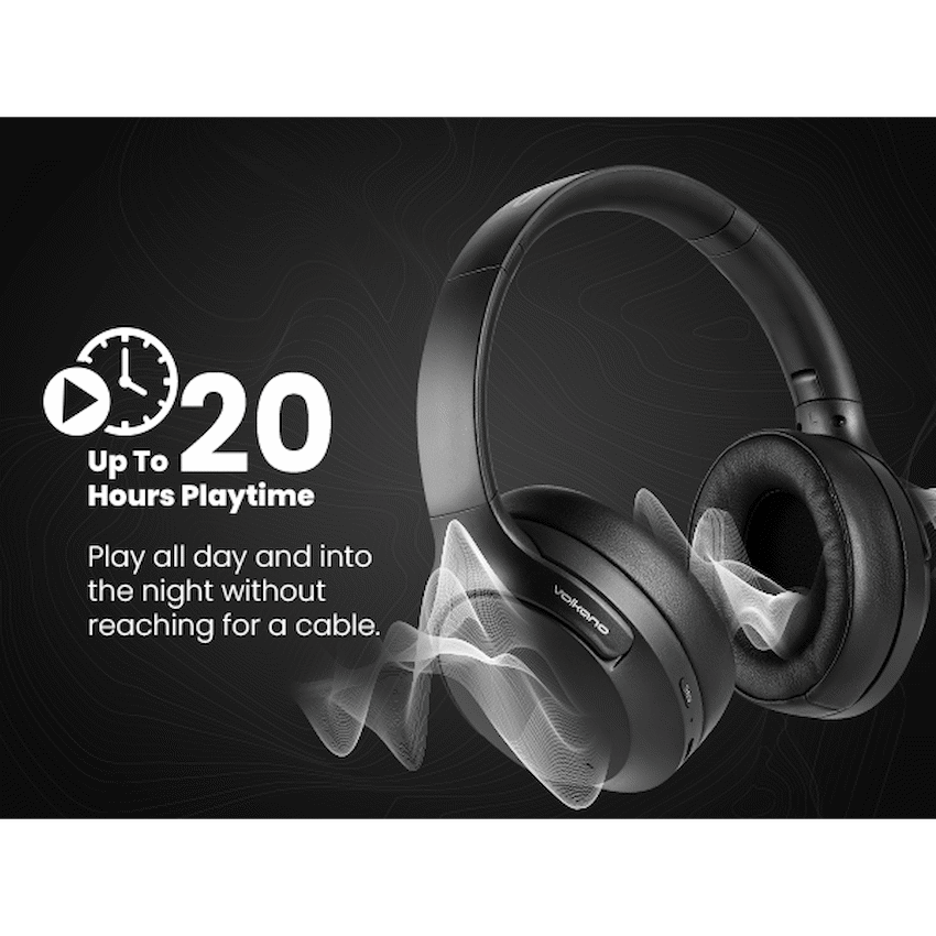 Volkano Odyssey ANC Bluetooth Wireless Headphone - Black - image 11
