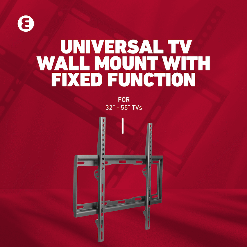 Ellies Solid series Fixed Tv Wall Mount For 32" - 55" TVs - image 11