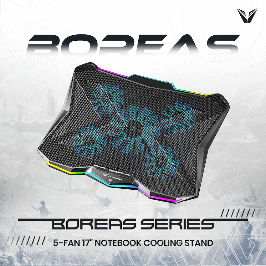 VX Gaming Boreas Series 5-Fan 17" Notebook Cooling Stand - image 11